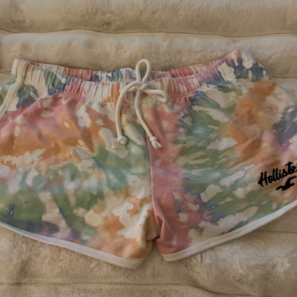 Hollister Pink and Orange Athletic Shorts Relaxed Fit